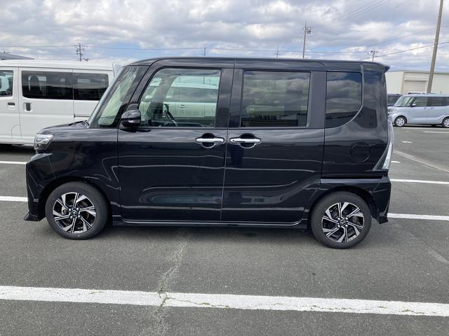 タントカスタムX14インチアルミホイール 大型エアロバンパー フルLEDヘッドランプ オート格納式カラードドアミラー 両側パワースライドドア キーフリーシステム プッシュボタンスタート(静岡県)の中古車