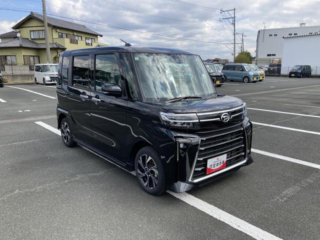 タントカスタムX14インチアルミホイール 大型エアロバンパー フルLEDヘッドランプ オート格納式カラードドアミラー 両側パワースライドドア キーフリーシステム プッシュボタンスタート(静岡県)の中古車