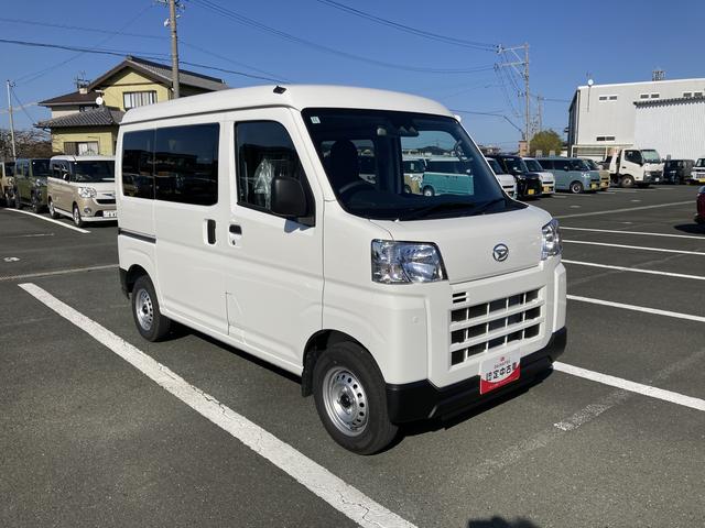 ハイゼットカーゴDXCVT 撥水フルファブリックシート表皮 オーバーヘッドシェルフ アッパートレイ キーレスエントリー ユースフルナット(31ヶ所)(静岡県)の中古車