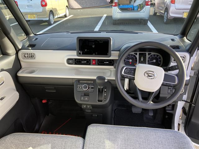 ムーヴキャンバスストライプスG14インチフルホイールキャップ LEDヘッドランプ LEDフォグランプ ホっとカップホルダー 両側パワースライドドア キーフリーシステム プッシュボタンスタート UVカットガラス(静岡県)の中古車