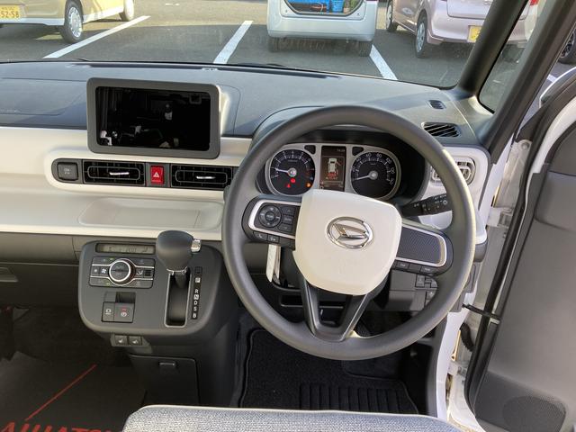 ムーヴキャンバスストライプスG14インチフルホイールキャップ LEDヘッドランプ LEDフォグランプ ホっとカップホルダー 両側パワースライドドア キーフリーシステム プッシュボタンスタート UVカットガラス(静岡県)の中古車