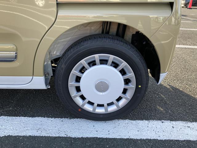 ムーヴキャンバスストライプスG14インチフルホイールキャップ LEDヘッドランプ LEDフォグランプ ホっとカップホルダー 両側パワースライドドア キーフリーシステム プッシュボタンスタート UVカットガラス(静岡県)の中古車