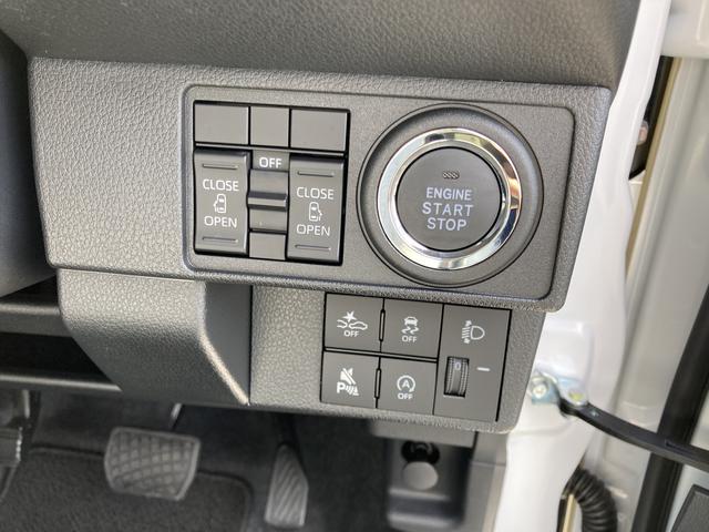 ムーヴキャンバスストライプスＸ１４インチフルホイールキャップ　キーフリーシステム　プッシュボタンスタート　ＵＶカットガラス　両側パワースライドドア　ハロゲンヘッドライト　ラゲージアンダーボックス（静岡県）の中古車