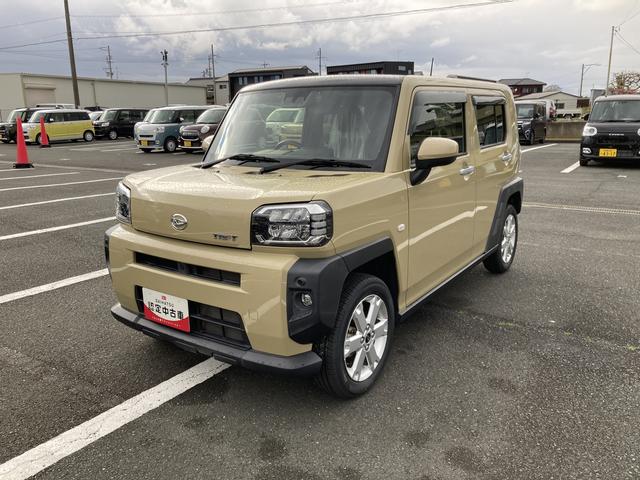 タフトＧ１５インチアルミホイール　オートレベリング機能付フルＬＥＤヘッドランプ　ＬＥＤフォグランプ　本革巻ステアリングホイール　本革巻インパネセンターシフト　ＴＦＴカラーマルチインフォメーションディスプレイ（静岡県）の中古車