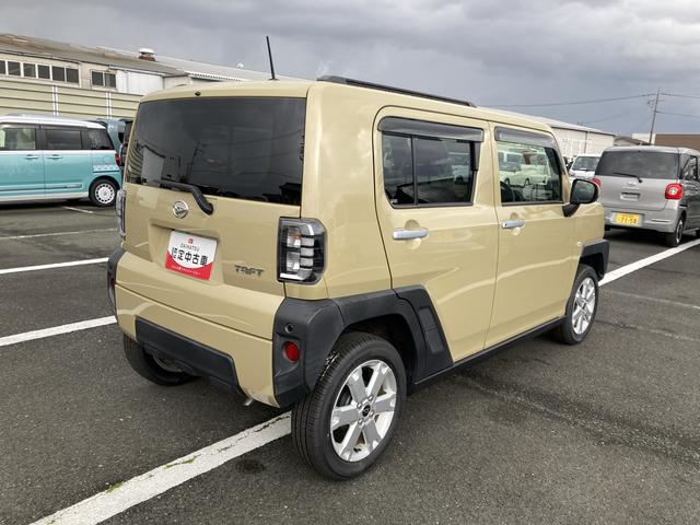 タフトＧ１５インチアルミホイール　オートレベリング機能付フルＬＥＤヘッドランプ　ＬＥＤフォグランプ　本革巻ステアリングホイール　本革巻インパネセンターシフト　ＴＦＴカラーマルチインフォメーションディスプレイ（静岡県）の中古車