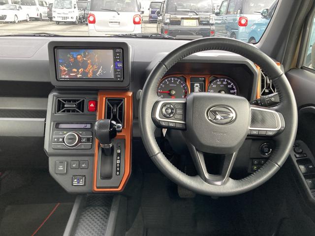 タフトＧ１５インチアルミホイール　オートレベリング機能付フルＬＥＤヘッドランプ　ＬＥＤフォグランプ　本革巻ステアリングホイール　本革巻インパネセンターシフト　ＴＦＴカラーマルチインフォメーションディスプレイ（静岡県）の中古車