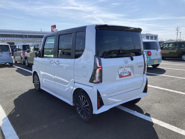 タントカスタムＲＳ１５インチアルミホイール　キーフリーシステム　プッシュボタンスタート　オートエアコン（プッシュ式）　フルＬＥＤヘッドランプ　オート格納式カラードドアミラー　本革巻ステアリングホイール（静岡県）の中古車