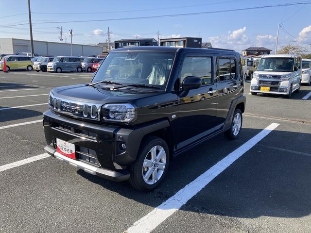 タフトＧ　クロムベンチャーメッキドアアウターハンドル　１５インチアルミホイール　オートレベリング機能付フルＬＥＤヘッドランプ　ＬＥＤフォグランプ　本革巻ステアリングホイール　本革巻インパネセンターシフト（静岡県）の中古車