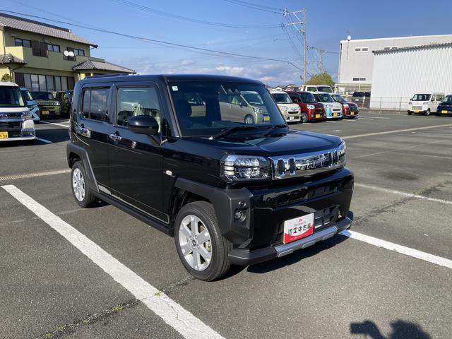 タフトＧ　クロムベンチャーメッキドアアウターハンドル　１５インチアルミホイール　オートレベリング機能付フルＬＥＤヘッドランプ　ＬＥＤフォグランプ　本革巻ステアリングホイール　本革巻インパネセンターシフト（静岡県）の中古車