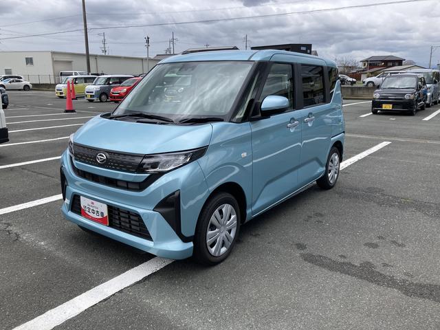 ムーヴＸキーフリーシステム　プッシュボタンスタート　ＬＥＤヘッドライト　１４インチフルホイールキャップ　マルチインフォメーションディスプレイ　左側パワースライドドア（静岡県）の中古車