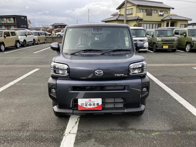 タフトＧ１５インチアルミホイール　オートレベリング機能付フルＬＥＤヘッドランプ　ＬＥＤフォグランプ　本革巻ステアリングホイール　本革巻インパネセンターシフト　ＴＦＴカラーマルチインフォメーションディスプレイ（静岡県）の中古車