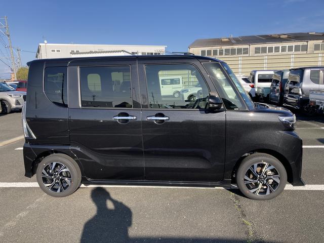 タントカスタムＸリミテッド１４インチアルミホイール　大型エアロバンパー　フルＬＥＤヘッドランプ　オート格納式カラードドアミラー　両側パワースライドドア　キーフリーシステム　プッシュボタンスタート（静岡県）の中古車