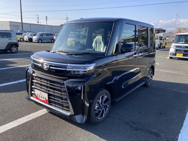 タントカスタムＸリミテッド１４インチアルミホイール　大型エアロバンパー　フルＬＥＤヘッドランプ　オート格納式カラードドアミラー　両側パワースライドドア　キーフリーシステム　プッシュボタンスタート（静岡県）の中古車