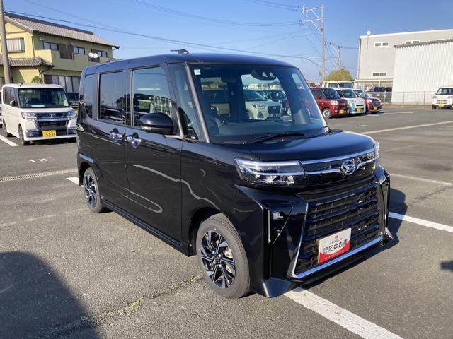タントカスタムＸリミテッド１４インチアルミホイール　大型エアロバンパー　フルＬＥＤヘッドランプ　オート格納式カラードドアミラー　両側パワースライドドア　キーフリーシステム　プッシュボタンスタート（静岡県）の中古車