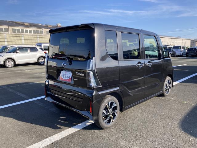 タントカスタムＸリミテッド１４インチアルミホイール　大型エアロバンパー　フルＬＥＤヘッドランプ　オート格納式カラードドアミラー　両側パワースライドドア　キーフリーシステム　プッシュボタンスタート（静岡県）の中古車