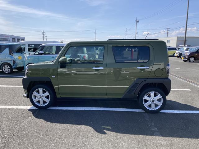 タフトＧ１５インチアルミホイール　オートレベリング機能付フルＬＥＤヘッドランプ　ＬＥＤフォグランプ　本革巻ステアリングホイール　本革巻インパネセンターシフト　ＴＦＴカラーマルチインフォメーションディスプレイ（静岡県）の中古車