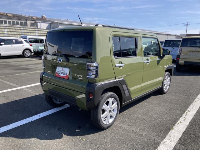 タフトＧ１５インチアルミホイール　オートレベリング機能付フルＬＥＤヘッドランプ　ＬＥＤフォグランプ　本革巻ステアリングホイール　本革巻インパネセンターシフト　ＴＦＴカラーマルチインフォメーションディスプレイ（静岡県）の中古車