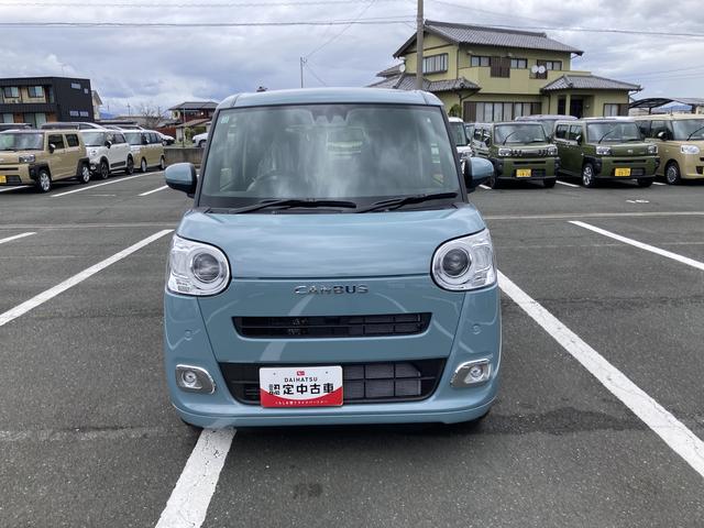 ムーヴキャンバスセオリーＧ１４インチフルホイールキャップ　ＬＥＤヘッドランプ　ＬＥＤフォグランプ　ホっとカップホルダー　両側パワースライドドア　キーフリーシステム　プッシュボタンスタート　革巻ステアリングホイール（静岡県）の中古車