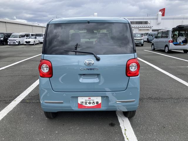 ムーヴキャンバスセオリーＧ１４インチフルホイールキャップ　ＬＥＤヘッドランプ　ＬＥＤフォグランプ　ホっとカップホルダー　両側パワースライドドア　キーフリーシステム　プッシュボタンスタート　革巻ステアリングホイール（静岡県）の中古車