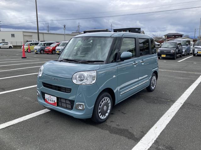 ムーヴキャンバスセオリーＧ１４インチフルホイールキャップ　ＬＥＤヘッドランプ　ＬＥＤフォグランプ　ホっとカップホルダー　両側パワースライドドア　キーフリーシステム　プッシュボタンスタート　革巻ステアリングホイール（静岡県）の中古車