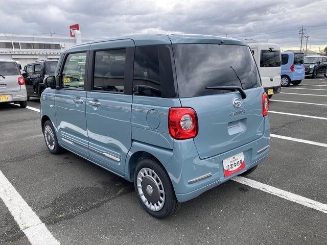 ムーヴキャンバスセオリーＧ１４インチフルホイールキャップ　ＬＥＤヘッドランプ　ＬＥＤフォグランプ　ホっとカップホルダー　両側パワースライドドア　キーフリーシステム　プッシュボタンスタート　革巻ステアリングホイール（静岡県）の中古車