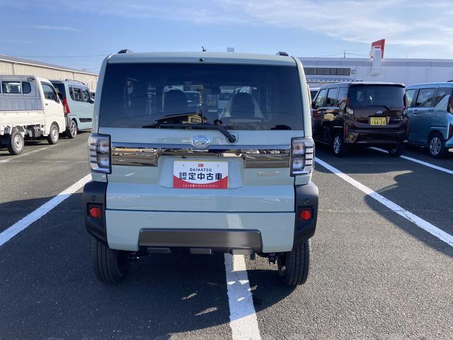 タフトＧ　ダーククロムベンチャー１５インチアルミホイール（ガンメタリック塗装）　オートレベリング機能付フルＬＥＤヘッドランプ　ＬＥＤフォグランプ　本革巻ステアリングホイール　本革巻インパネセンターシフト（静岡県）の中古車