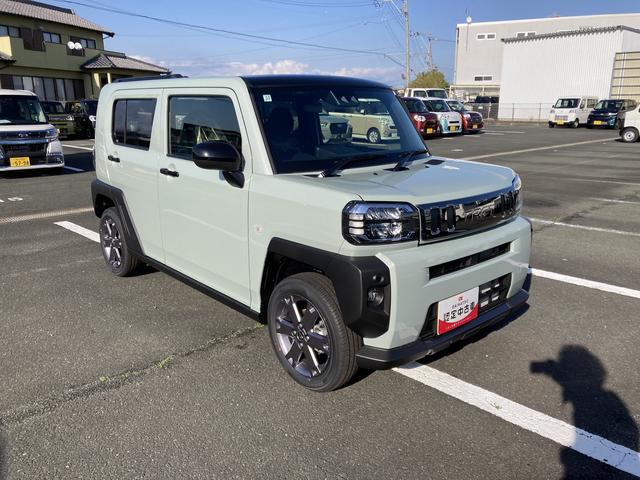 タフトＧ　ダーククロムベンチャー１５インチアルミホイール（ガンメタリック塗装）　オートレベリング機能付フルＬＥＤヘッドランプ　ＬＥＤフォグランプ　本革巻ステアリングホイール　本革巻インパネセンターシフト（静岡県）の中古車