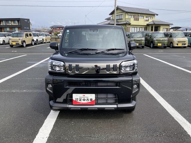 タフトＧ　ダーククロムベンチャー１５インチアルミホイール（ガンメタリック塗装）　オートレベリング機能付フルＬＥＤヘッドランプ　ＬＥＤフォグランプ　本革巻ステアリングホイール　本革巻インパネセンターシフト（静岡県）の中古車