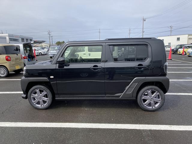 タフトＧ　ダーククロムベンチャー１５インチアルミホイール（ガンメタリック塗装）　オートレベリング機能付フルＬＥＤヘッドランプ　ＬＥＤフォグランプ　本革巻ステアリングホイール　本革巻インパネセンターシフト（静岡県）の中古車