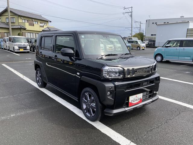 タフトＧ　ダーククロムベンチャー１５インチアルミホイール（ガンメタリック塗装）　オートレベリング機能付フルＬＥＤヘッドランプ　ＬＥＤフォグランプ　本革巻ステアリングホイール　本革巻インパネセンターシフト（静岡県）の中古車