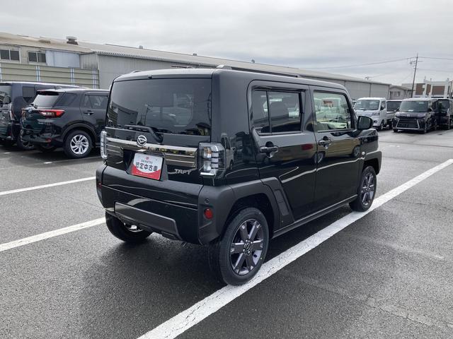 タフトＧ　ダーククロムベンチャー１５インチアルミホイール（ガンメタリック塗装）　オートレベリング機能付フルＬＥＤヘッドランプ　ＬＥＤフォグランプ　本革巻ステアリングホイール　本革巻インパネセンターシフト（静岡県）の中古車