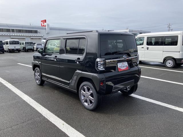 タフトＧ　ダーククロムベンチャー１５インチアルミホイール（ガンメタリック塗装）　オートレベリング機能付フルＬＥＤヘッドランプ　ＬＥＤフォグランプ　本革巻ステアリングホイール　本革巻インパネセンターシフト（静岡県）の中古車