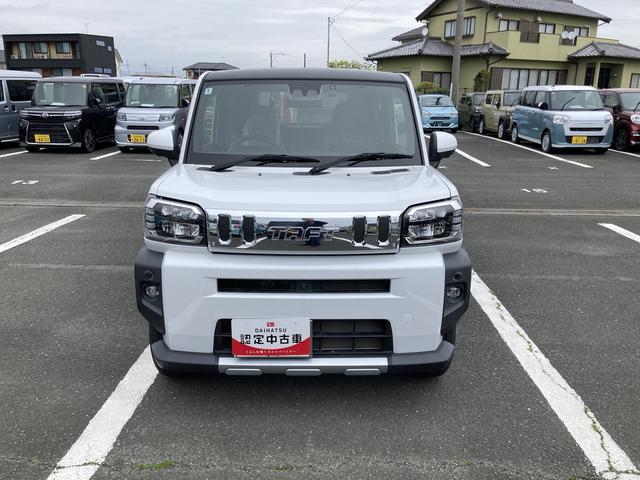 タフトＧ　クロムベンチャーメッキドアアウターハンドル　１５インチアルミホイール　オートレベリング機能付フルＬＥＤヘッドランプ　ＬＥＤフォグランプ　本革巻ステアリングホイール　本革巻インパネセンターシフト（静岡県）の中古車