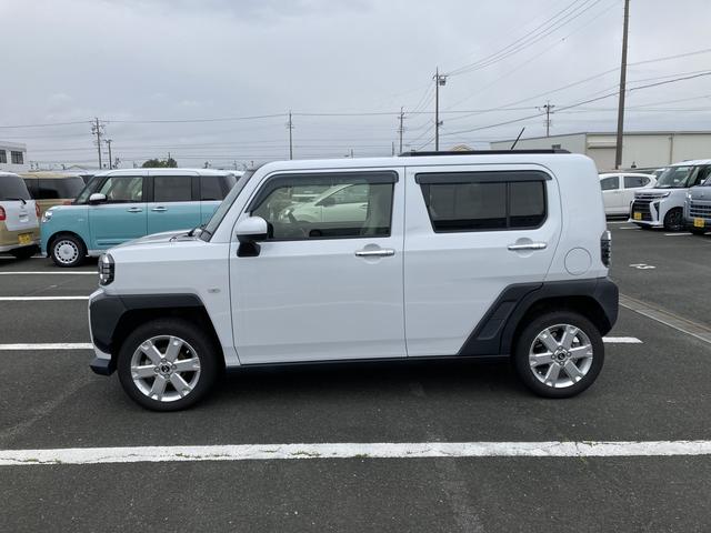 タフトＧ　クロムベンチャーメッキドアアウターハンドル　１５インチアルミホイール　オートレベリング機能付フルＬＥＤヘッドランプ　ＬＥＤフォグランプ　本革巻ステアリングホイール　本革巻インパネセンターシフト（静岡県）の中古車