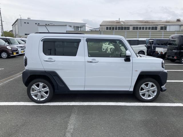 タフトＧ　クロムベンチャーメッキドアアウターハンドル　１５インチアルミホイール　オートレベリング機能付フルＬＥＤヘッドランプ　ＬＥＤフォグランプ　本革巻ステアリングホイール　本革巻インパネセンターシフト（静岡県）の中古車