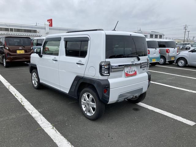 タフトＧ　クロムベンチャーメッキドアアウターハンドル　１５インチアルミホイール　オートレベリング機能付フルＬＥＤヘッドランプ　ＬＥＤフォグランプ　本革巻ステアリングホイール　本革巻インパネセンターシフト（静岡県）の中古車