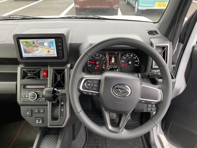 タフトＧ　クロムベンチャーメッキドアアウターハンドル　１５インチアルミホイール　オートレベリング機能付フルＬＥＤヘッドランプ　ＬＥＤフォグランプ　本革巻ステアリングホイール　本革巻インパネセンターシフト（静岡県）の中古車