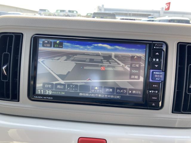 ミラトコットＧ　ＳＡIII純正ナビ　ドライブレコーダー　純正１４インチアルミホイール　オートエアコン（プッシュ式）　ＵＶ＆ＩＲカットガラス　キーフリーシステム　ＬＥＤヘッドランプ　ＵＳＢ電源ソケット（静岡県）の中古車