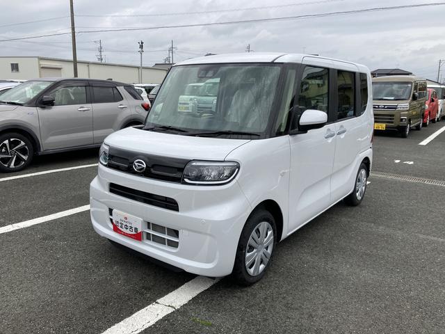 タントＸ１４インチフルホイールキャップ　フルＬＥＤヘッドランプ　オート格納式カラードドアミラー　左側パワースライドドア　ＴＦＴカラーマルチインフォメーションディスプレイ　フルファブリックシート（静岡県）の中古車