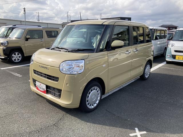 ムーヴキャンバスセオリーX14インチフルホイールキャップ キーフリーシステム プッシュボタンスタート UVカットガラス 両側パワースライドドア ハロゲンヘッドライト ラゲージアンダーボックス(静岡県)の中古車