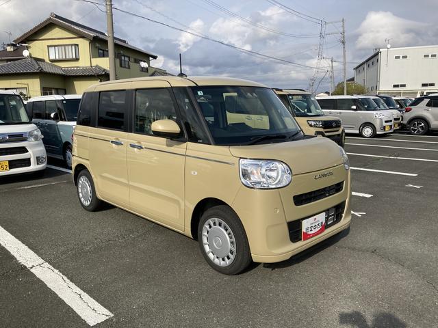 ムーヴキャンバスセオリーX14インチフルホイールキャップ キーフリーシステム プッシュボタンスタート UVカットガラス 両側パワースライドドア ハロゲンヘッドライト ラゲージアンダーボックス(静岡県)の中古車