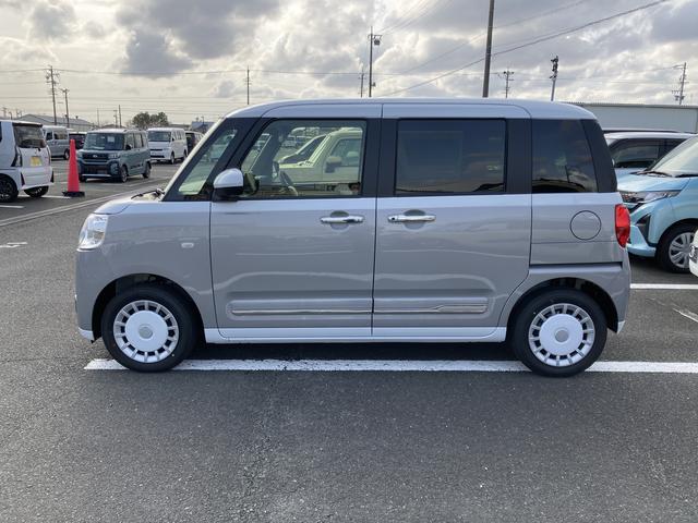 ムーヴキャンバスストライプスＧ１４インチフルホイールキャップ　ＬＥＤヘッドランプ　ＬＥＤフォグランプ　ホっとカップホルダー　両側パワースライドドア　キーフリーシステム　プッシュボタンスタート　ＵＶカットガラス（静岡県）の中古車