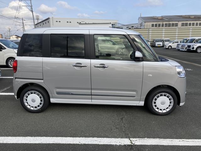 ムーヴキャンバスストライプスＧ１４インチフルホイールキャップ　ＬＥＤヘッドランプ　ＬＥＤフォグランプ　ホっとカップホルダー　両側パワースライドドア　キーフリーシステム　プッシュボタンスタート　ＵＶカットガラス（静岡県）の中古車