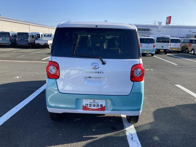 ムーヴキャンバスストライプスＧ１４インチフルホイールキャップ　ＬＥＤヘッドランプ　ＬＥＤフォグランプ　ホっとカップホルダー　両側パワースライドドア　キーフリーシステム　プッシュボタンスタート　ＵＶカットガラス（静岡県）の中古車