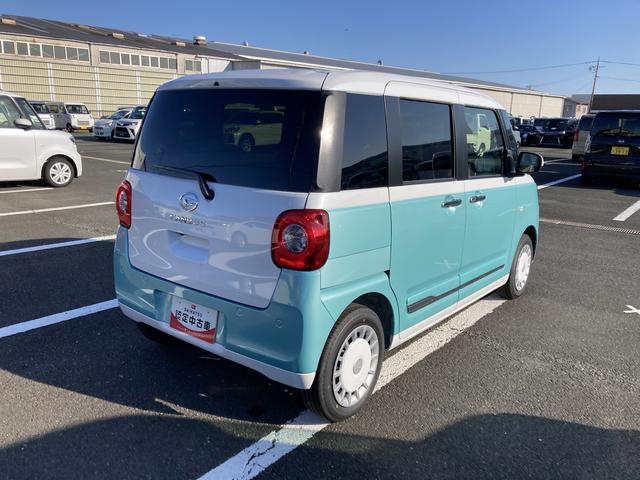 ムーヴキャンバスストライプスＧ１４インチフルホイールキャップ　ＬＥＤヘッドランプ　ＬＥＤフォグランプ　ホっとカップホルダー　両側パワースライドドア　キーフリーシステム　プッシュボタンスタート　ＵＶカットガラス（静岡県）の中古車