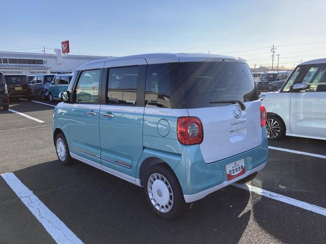 ムーヴキャンバスストライプスＧ１４インチフルホイールキャップ　ＬＥＤヘッドランプ　ＬＥＤフォグランプ　ホっとカップホルダー　両側パワースライドドア　キーフリーシステム　プッシュボタンスタート　ＵＶカットガラス（静岡県）の中古車