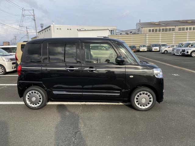 ムーヴキャンバスセオリーG14インチフルホイールキャップ LEDヘッドランプ LEDフォグランプ ホっとカップホルダー 両側パワースライドドア キーフリーシステム プッシュボタンスタート UVカットガラス(静岡県)の中古車