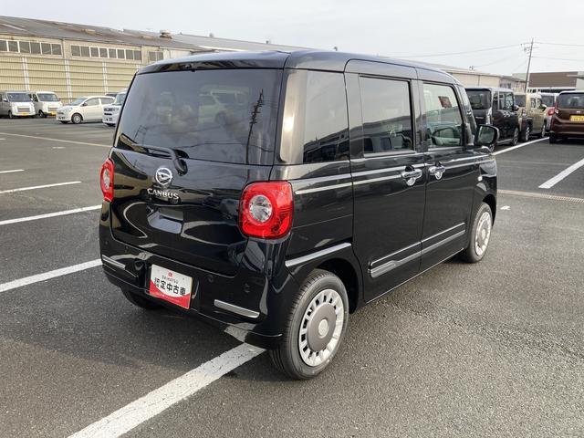 ムーヴキャンバスセオリーG14インチフルホイールキャップ LEDヘッドランプ LEDフォグランプ ホっとカップホルダー 両側パワースライドドア キーフリーシステム プッシュボタンスタート UVカットガラス(静岡県)の中古車