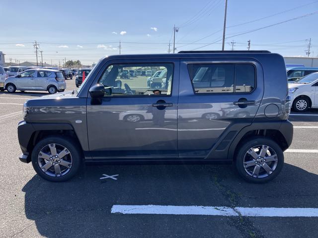 タフトG ダーククロムベンチャー15インチアルミホイール オートレベリング機能付フルLEDヘッドランプ LEDフォグランプ 本革巻ステアリングホイール 本革巻インパネセンターシフト(静岡県)の中古車