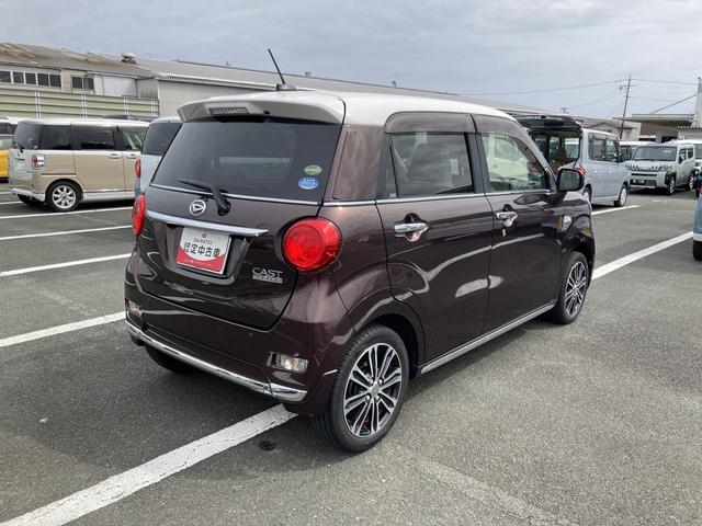 キャストスタイルＧ　ＳＡII１５インチアルミホイール　ＬＥＤヘッドランプ　ＬＥＤフォグランプ　革巻ステアリング　オートエアコン　キーフリーシステム　チルトステアリング　運転席シートリフター（静岡県）の中古車